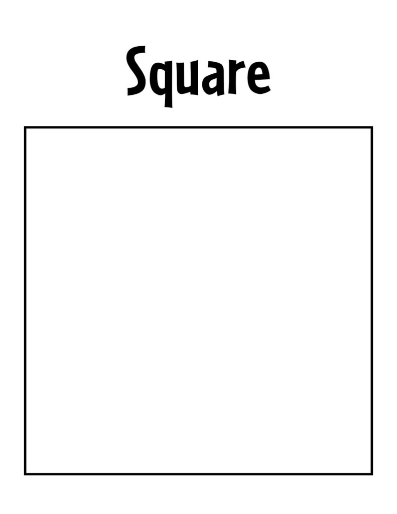 Free Printable Worksheet Square