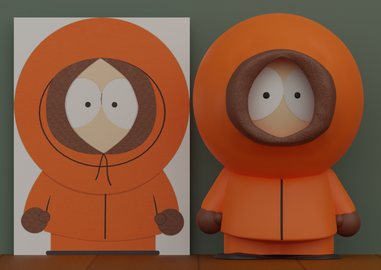 Free STL File Kenny McCormick South Park 3D Printable Object To Download Cults