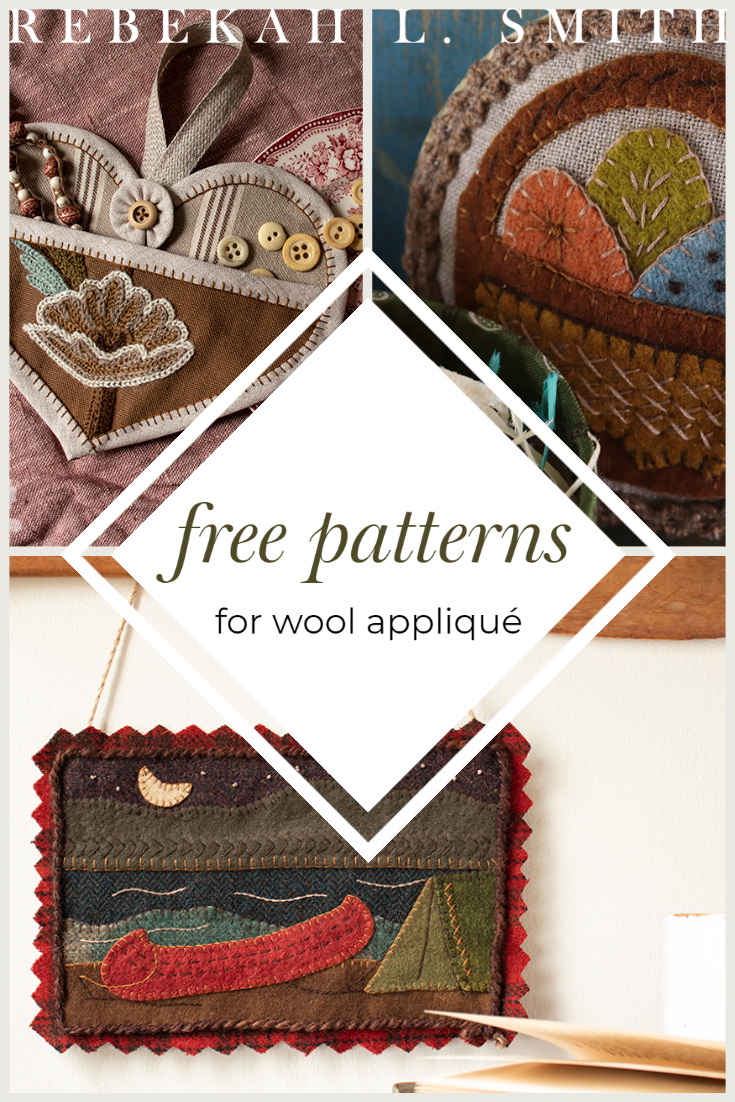 Free Wool Appliqu Patterns Wool Quilts Patterns Wool Applique Patterns Wool Quilts