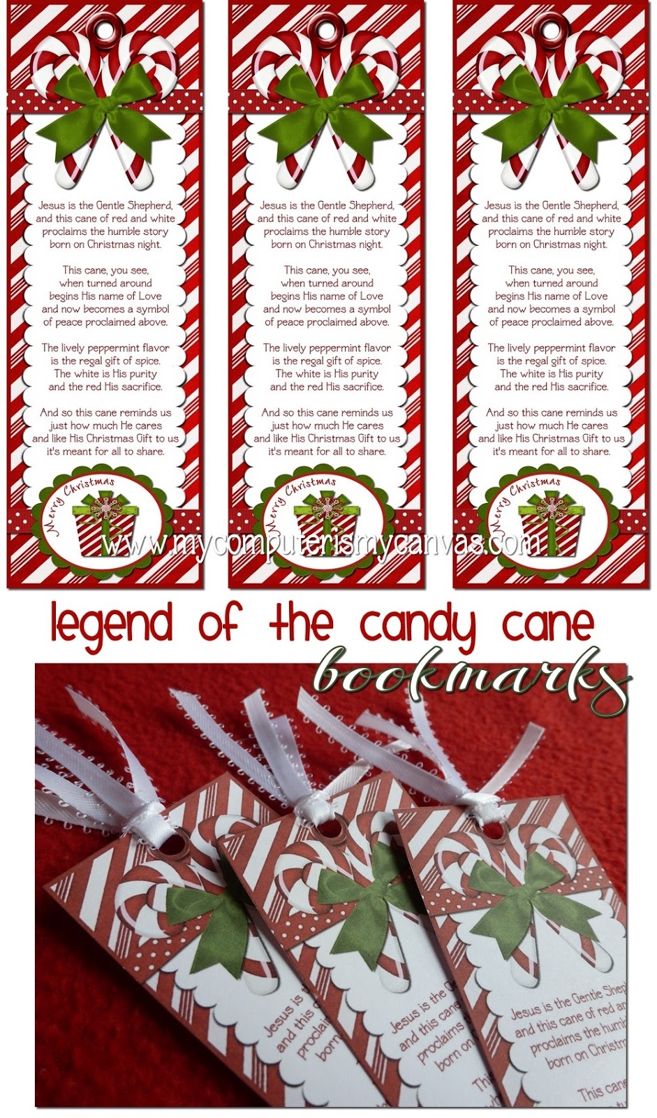 FREEBIE Candy Cane Legend My Computer Is My Canvas