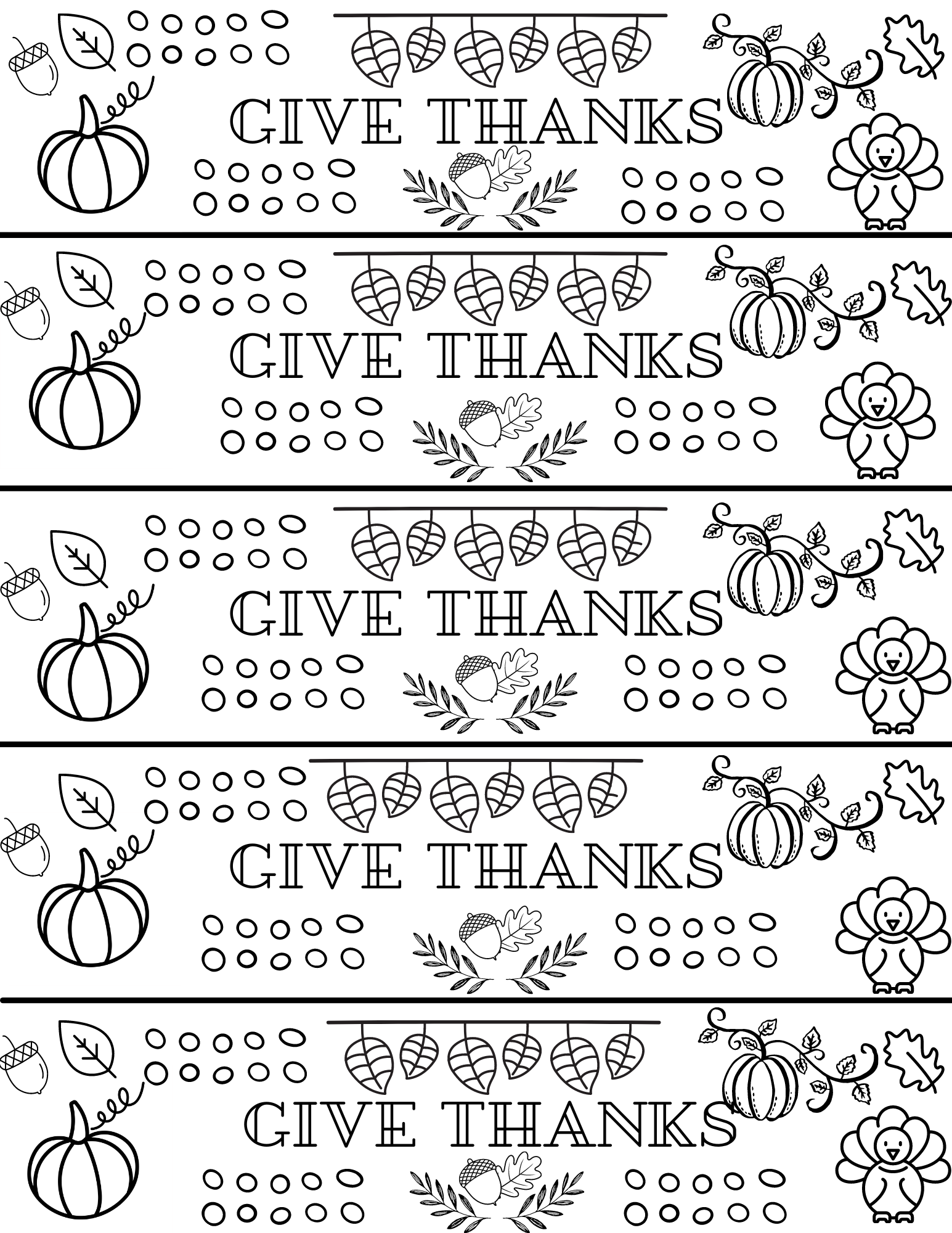 Give Thanks Bookmarks To Color For Thanksgiving Seeing Dandy Blog