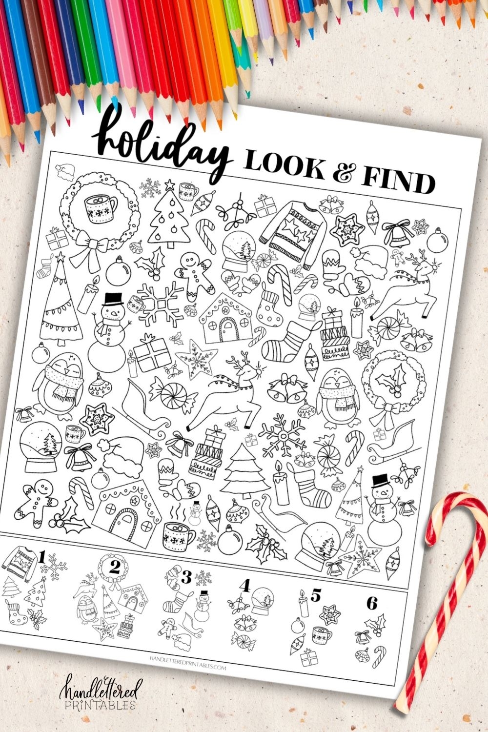 Christmas Hidden Picture Printables