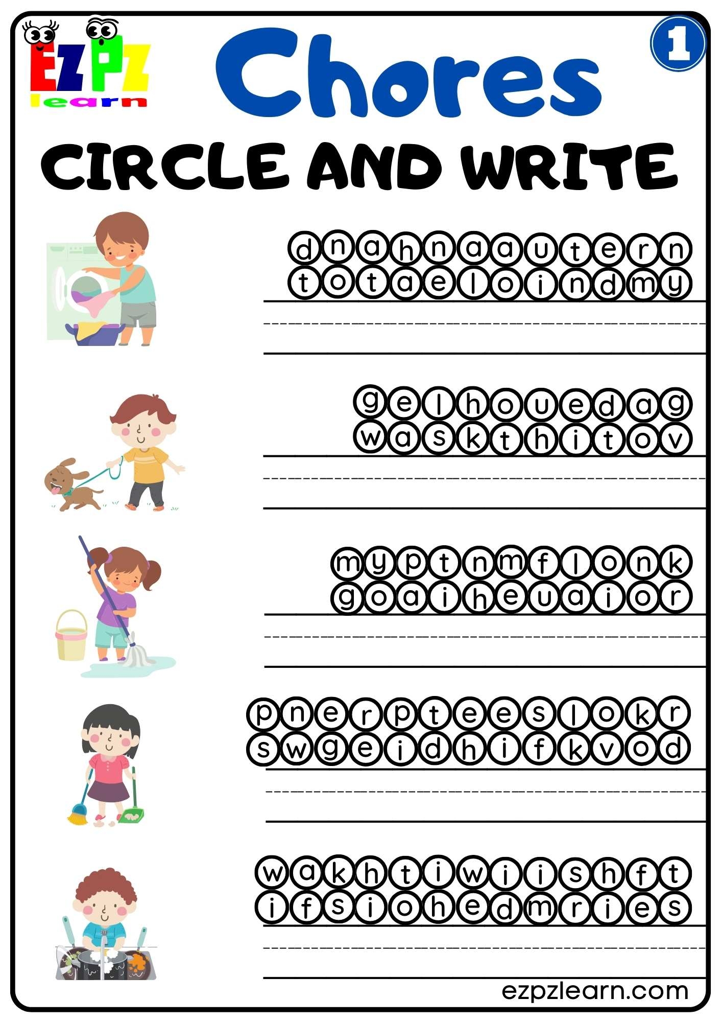 Group Circle Worksheet Printable
