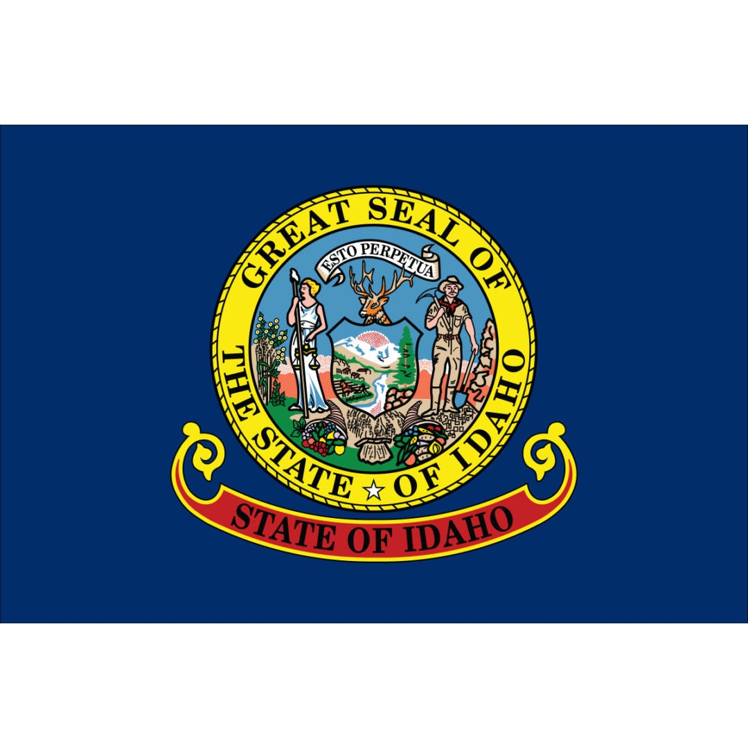 Idaho State Flag Volunteer Flag Company