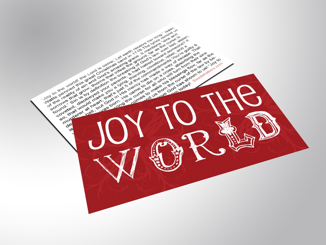 Joy To The World Gospel Tracts Seedshakers Gospel Tracts