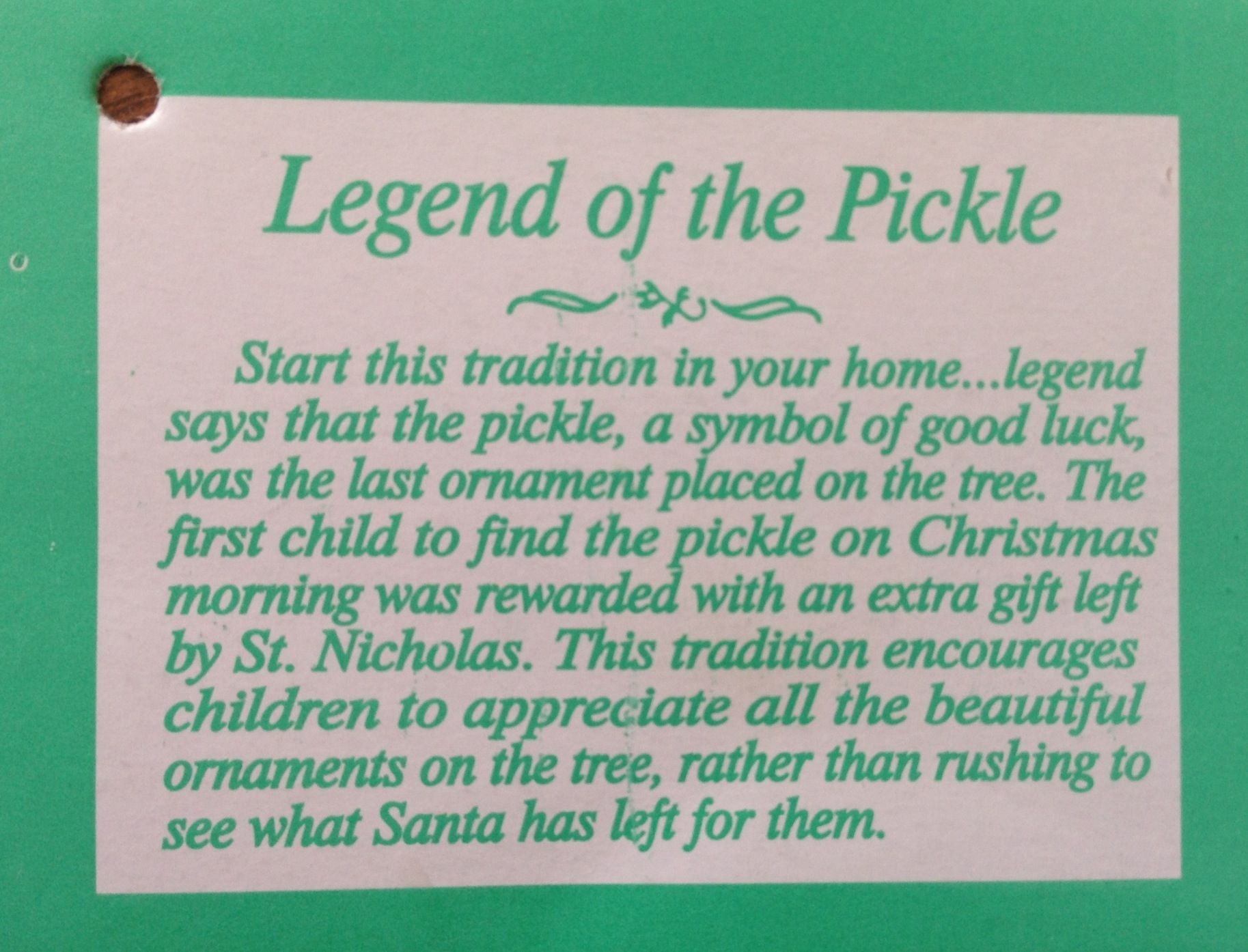 Legend Of The Pickle Christmas Pickle Christmas Prayer Christmas Poems