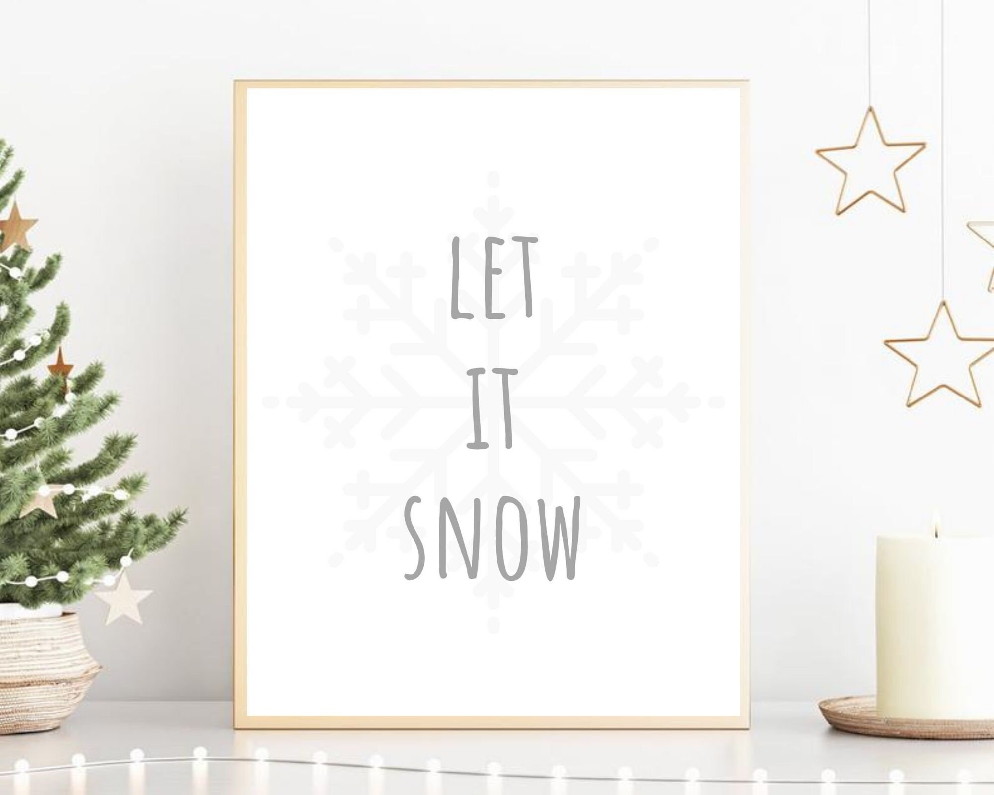 Let It Snow Printable