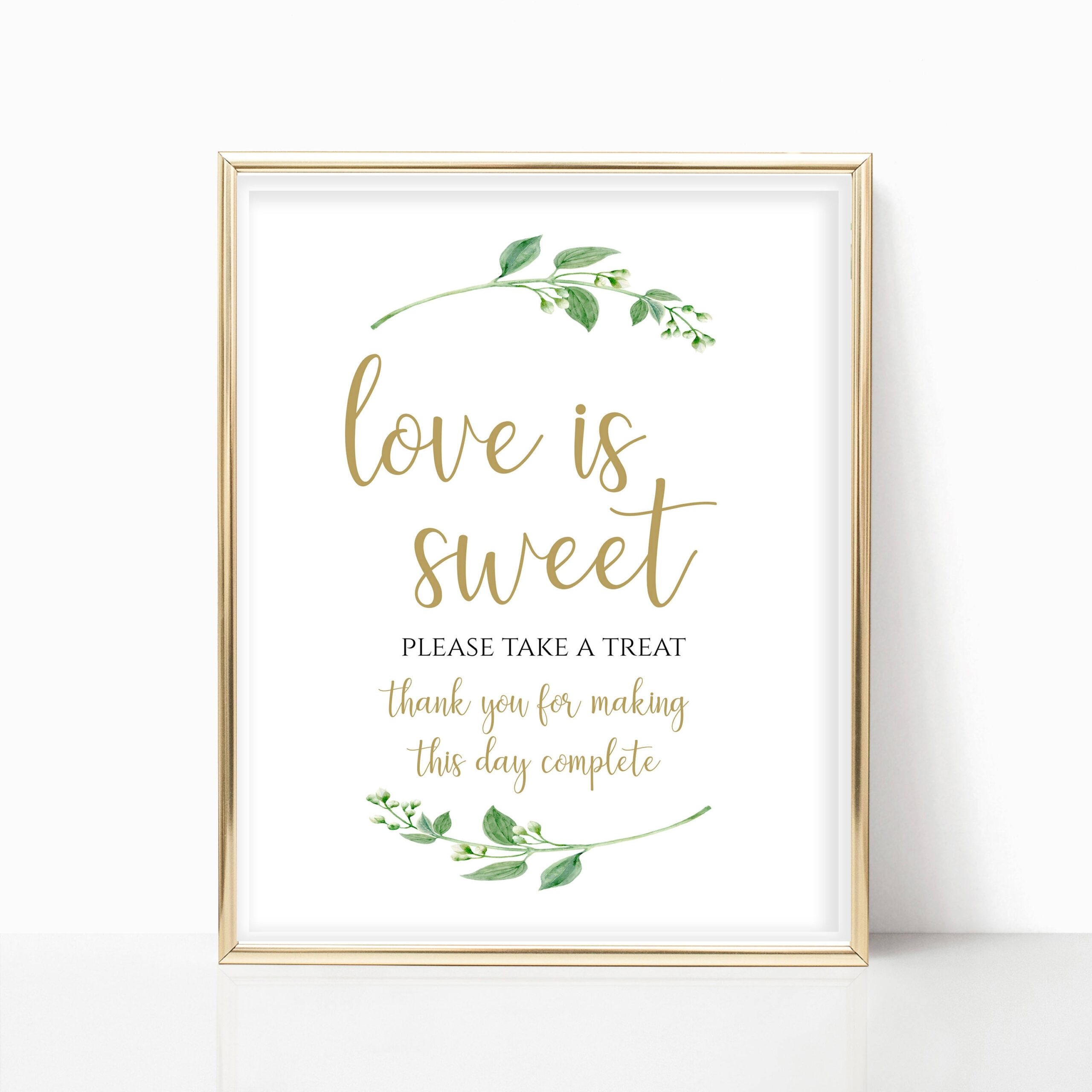 Love Is Sweet Printable Love Is Sweet Sign Dessert Table Sign Wedding Reception Sign Instant Download 8x10 5x7 4x6 Jasmine Etsy