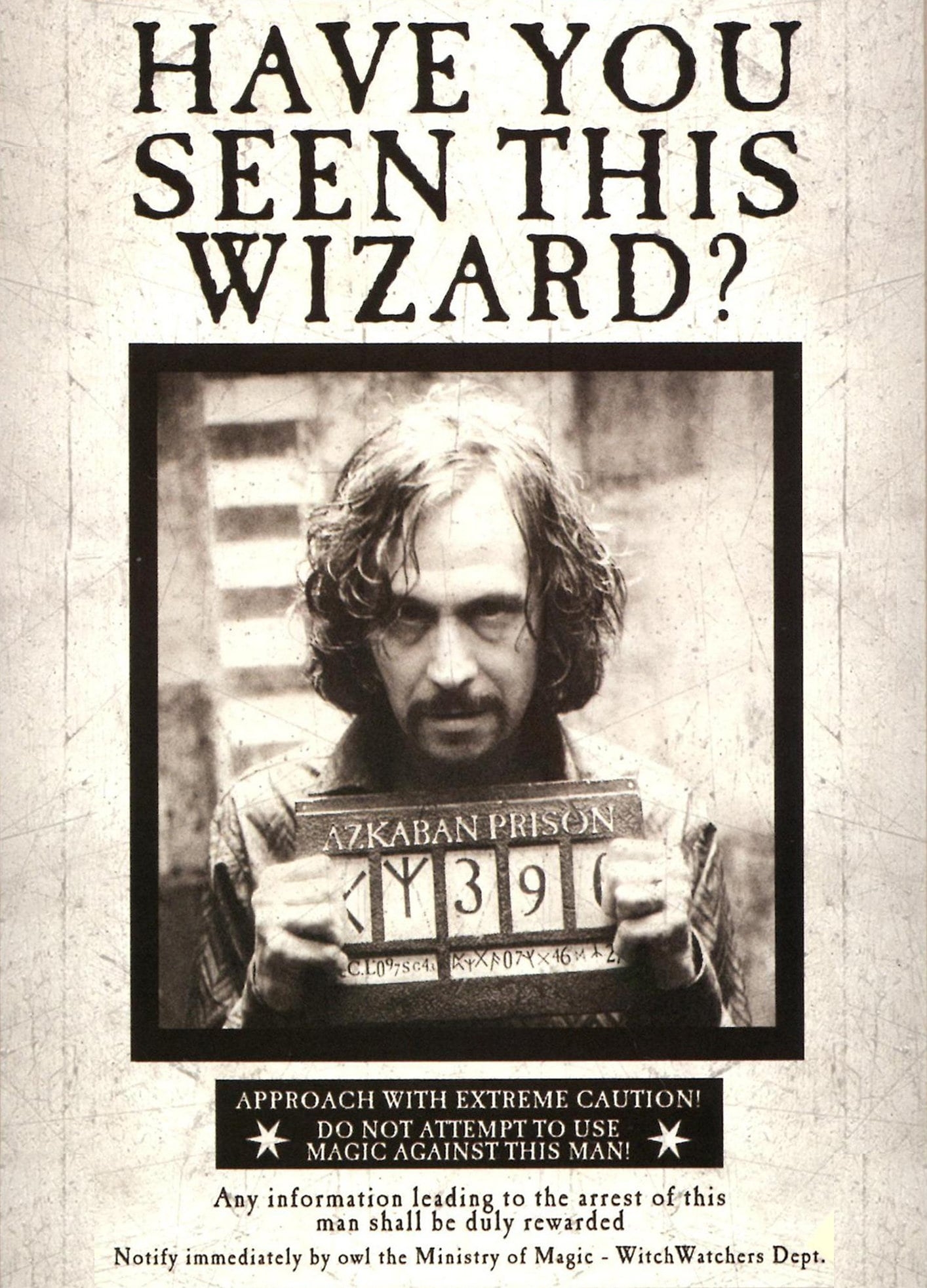 Magical Wizard Wanted Poster Wall Mural Etsy