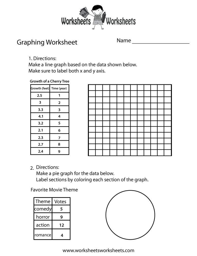 Printable Line Graph Worksheet