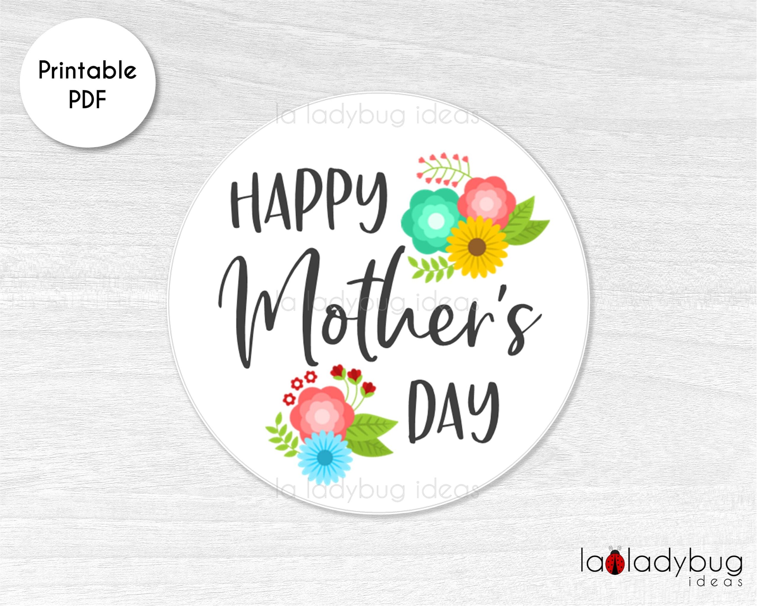 Mother Day Tag Mother s Day Gift Tags Printable Gift Tags For Mothers Day Printable Stickers For Mother s Day Round Tags For Mother Day Etsy