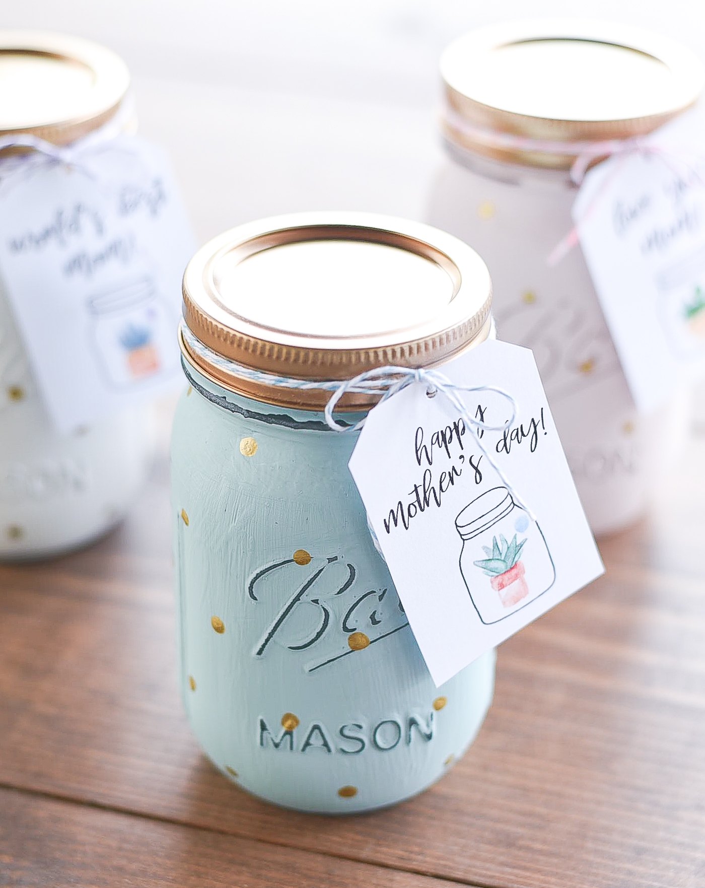 Mother s Day Mason Jar Gift Tag Printable Mason Jar Crafts Love