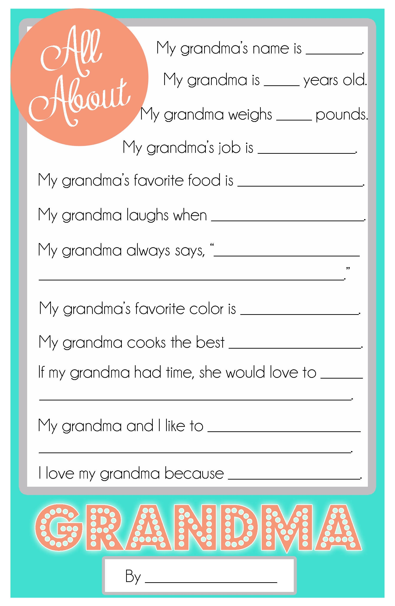 Mother s Day Questionnaire A FREE Printable For The Kids Cupcake Diaries