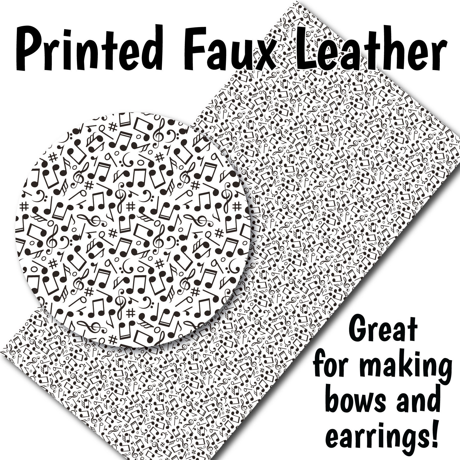 Printable Faux Leather Sheets