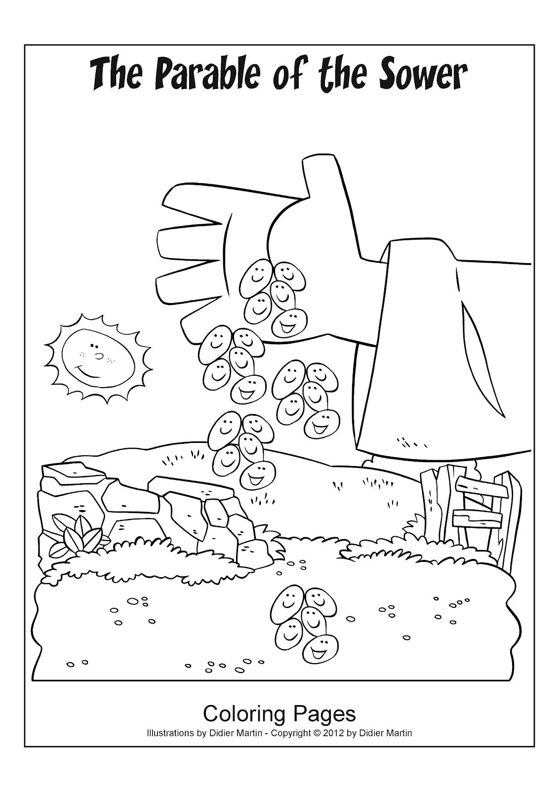 My Little House Bible Activity Pages The Parable Of The Sower Bible Activities Sunday School Coloring Pages Sunday School Activities