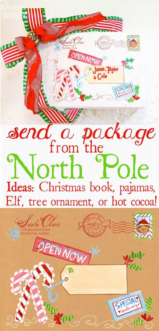 North Pole Special Delivery Labels Design Dazzle