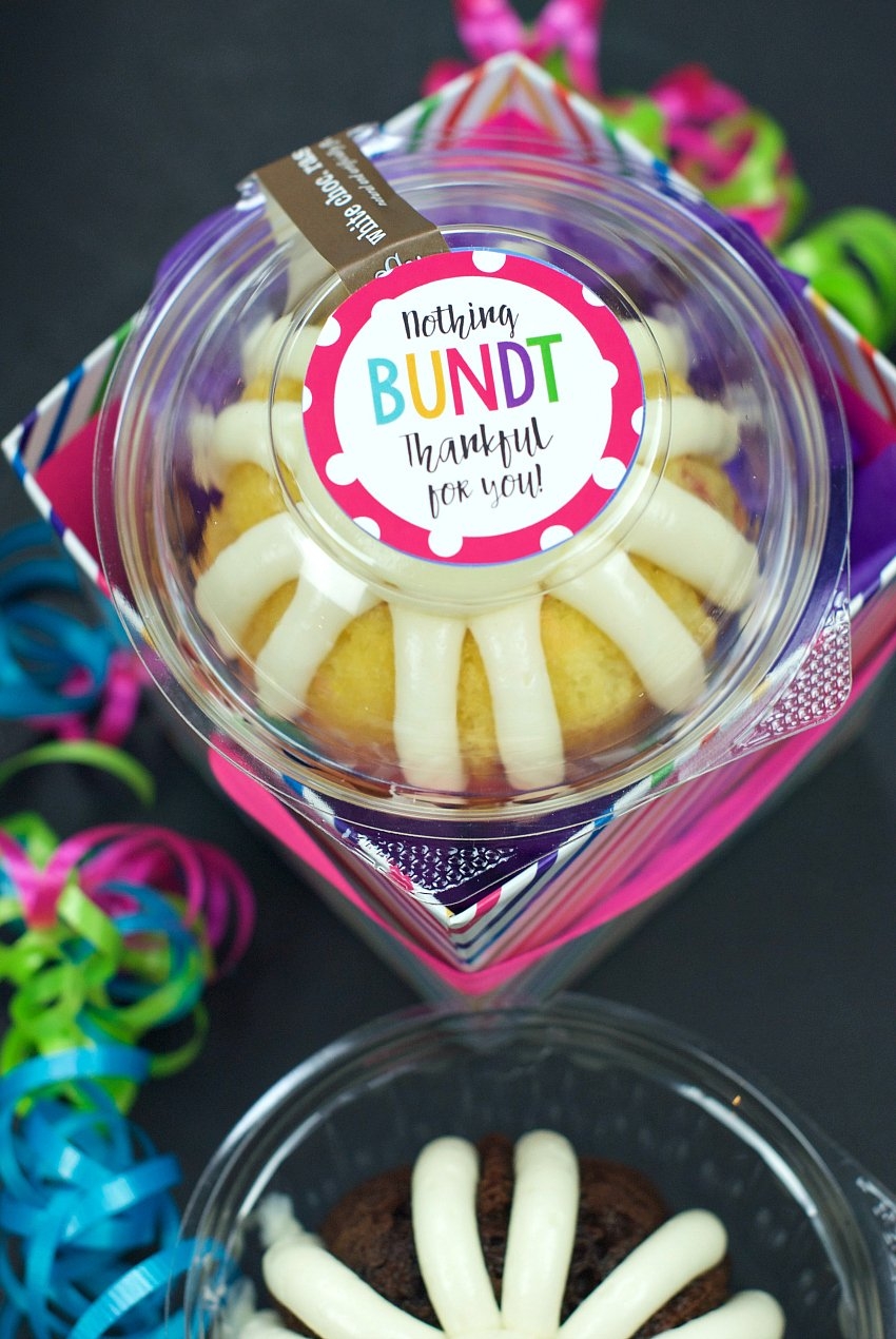Nothing Bundt Grateful For You Thank You Gift Idea Crazy Little Projects