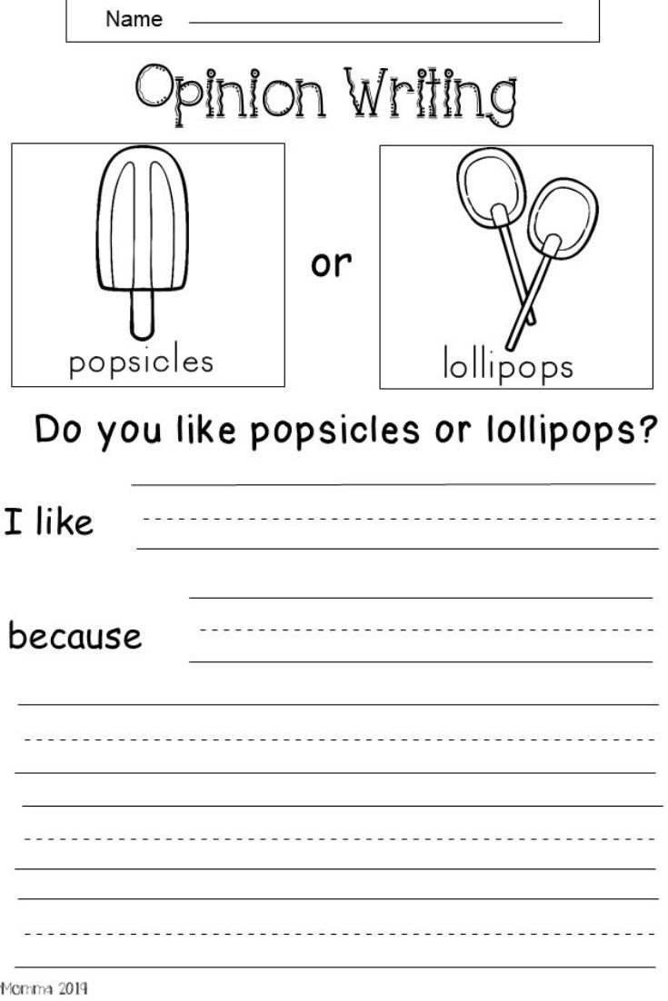 Writing Worksheets Printable For Elementary