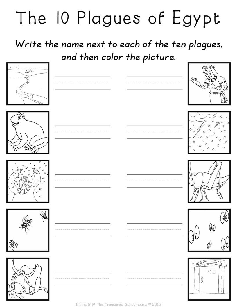 Pin By Bibiana Villa On MOISES Bible Worksheets Bible Lessons For Kids Ten Plagues