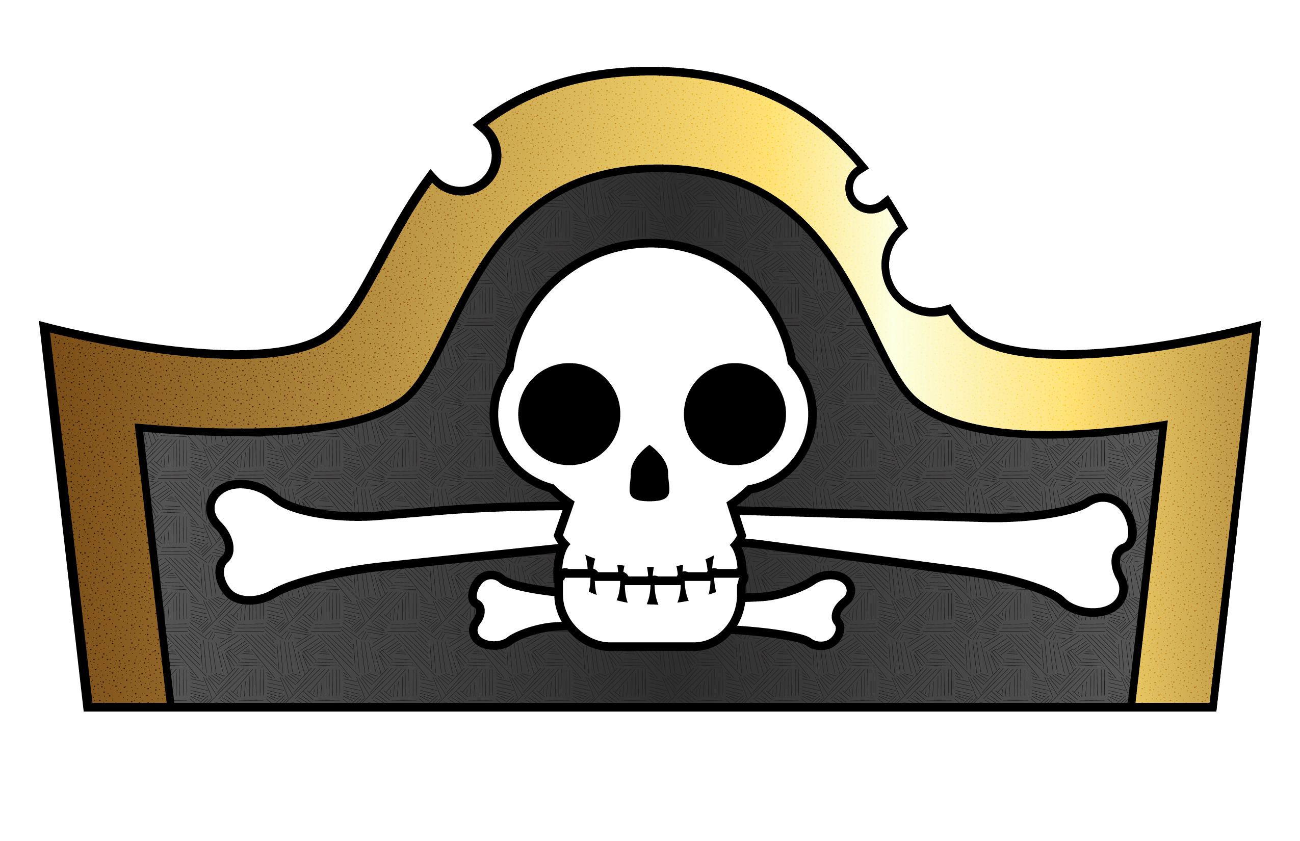 Printable Pirate Hat Template