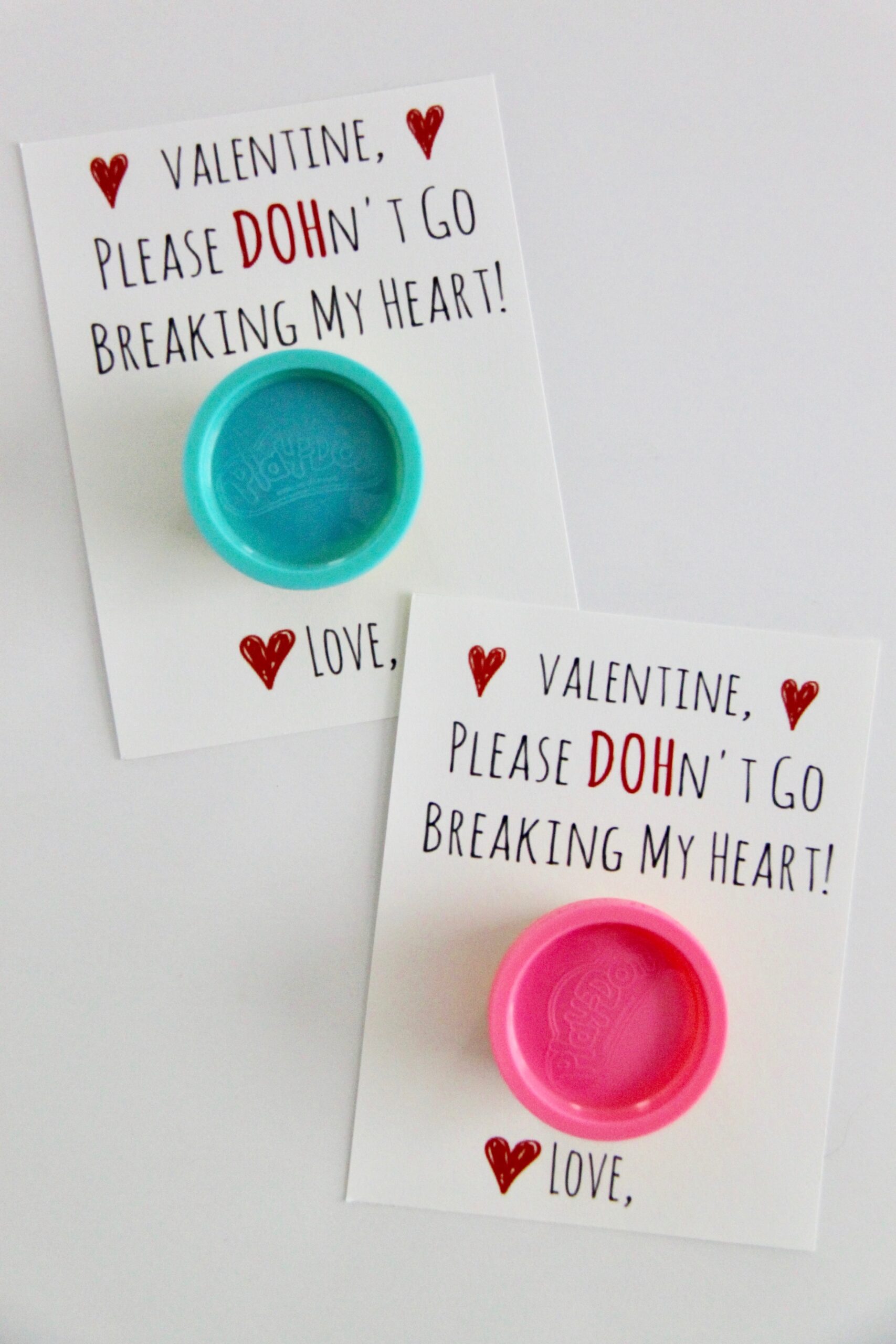 Play Doh Valentine Card Free Printable Smashed Peas Carrots