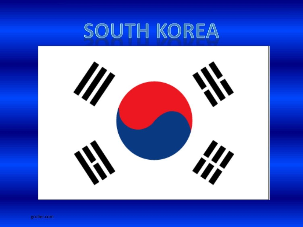 Printable South Korean Flag