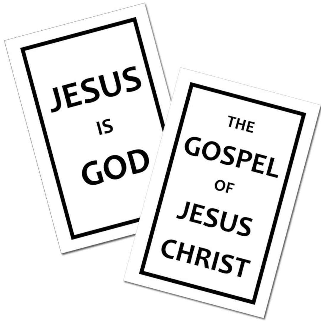 Printable Gospel Tracts DIGITAL DOWNLOAD Etsy