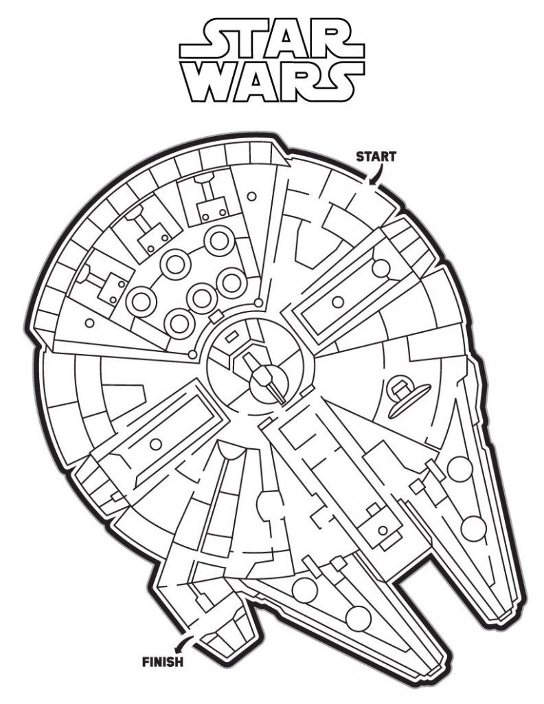 Printable Mazes Best Coloring Pages For Kids Star Wars Crafts Star Wars Activity Sheets Star Wars Activities