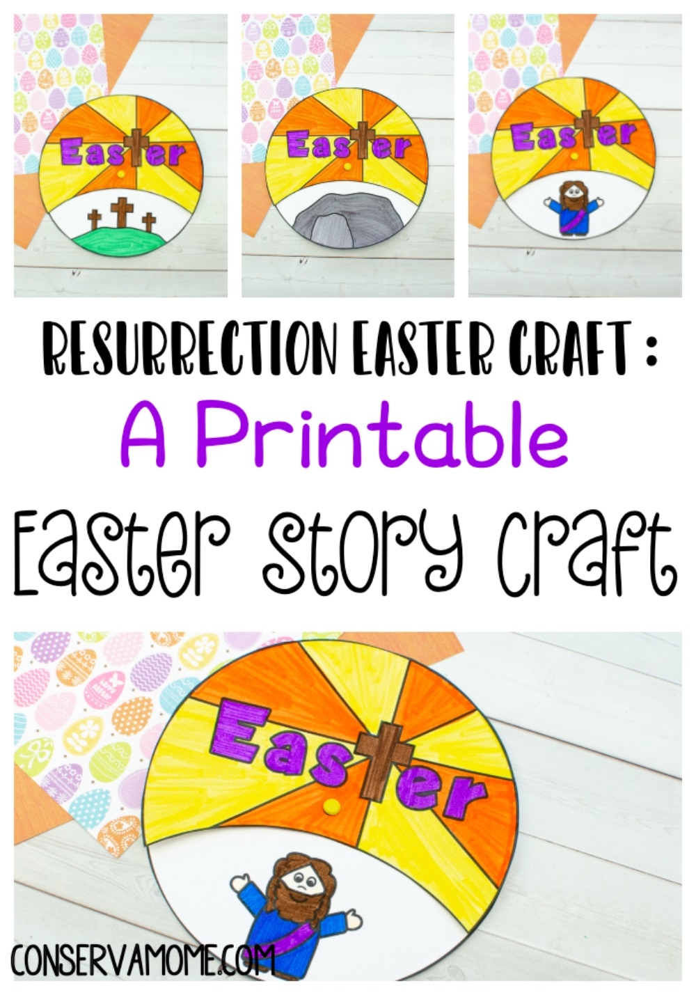 Resurrection Easter Craft A Printable Easter Story Craft