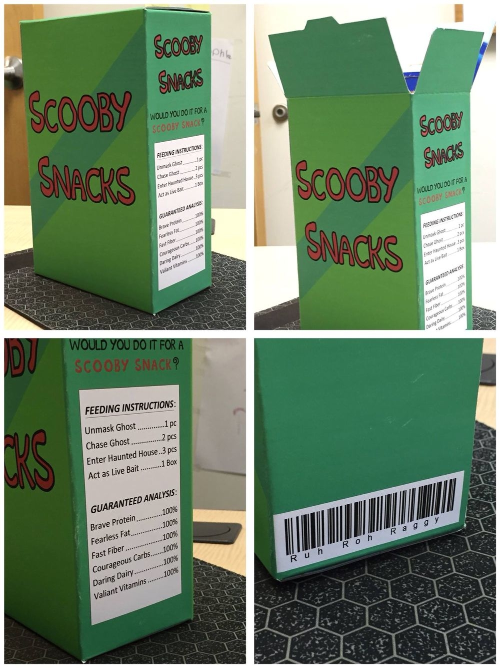 Scooby Snack Box For Halloween Party