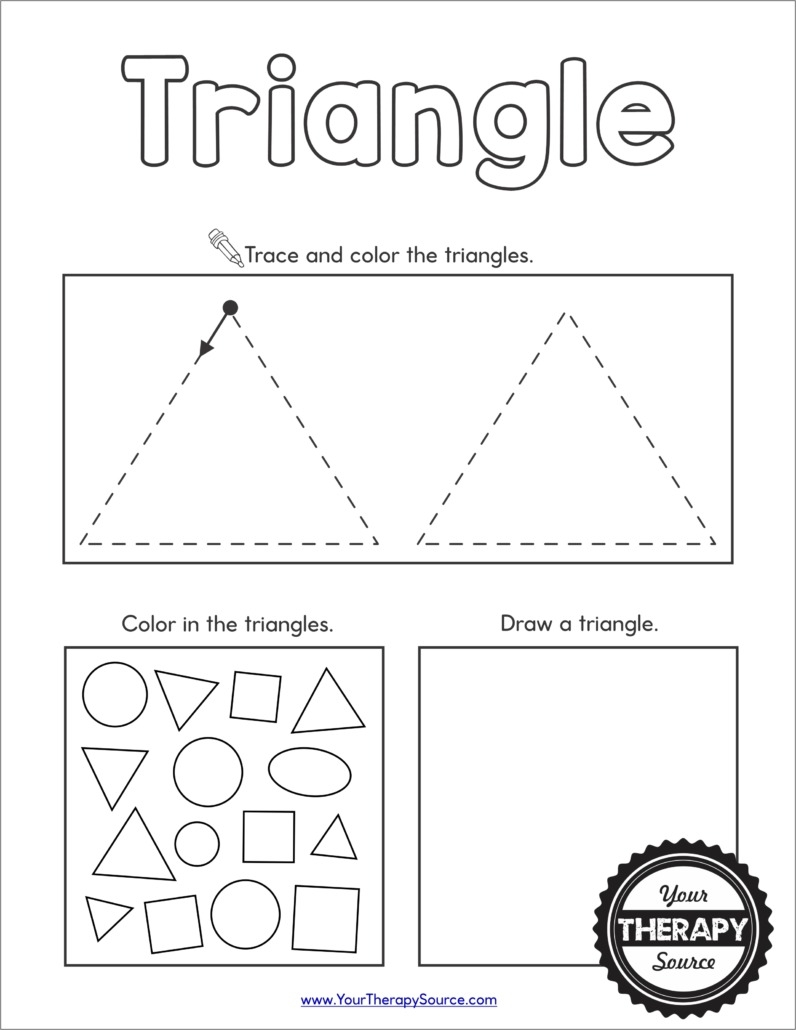 Free Printable Triangle Worksheet