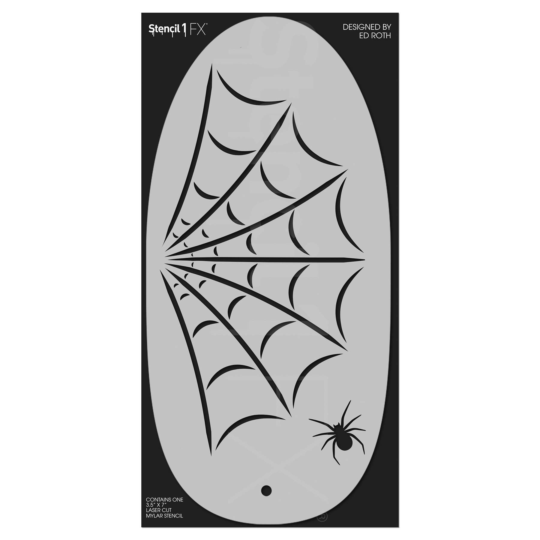 Spiderweb Spider Makeup Stencil Stencil 1