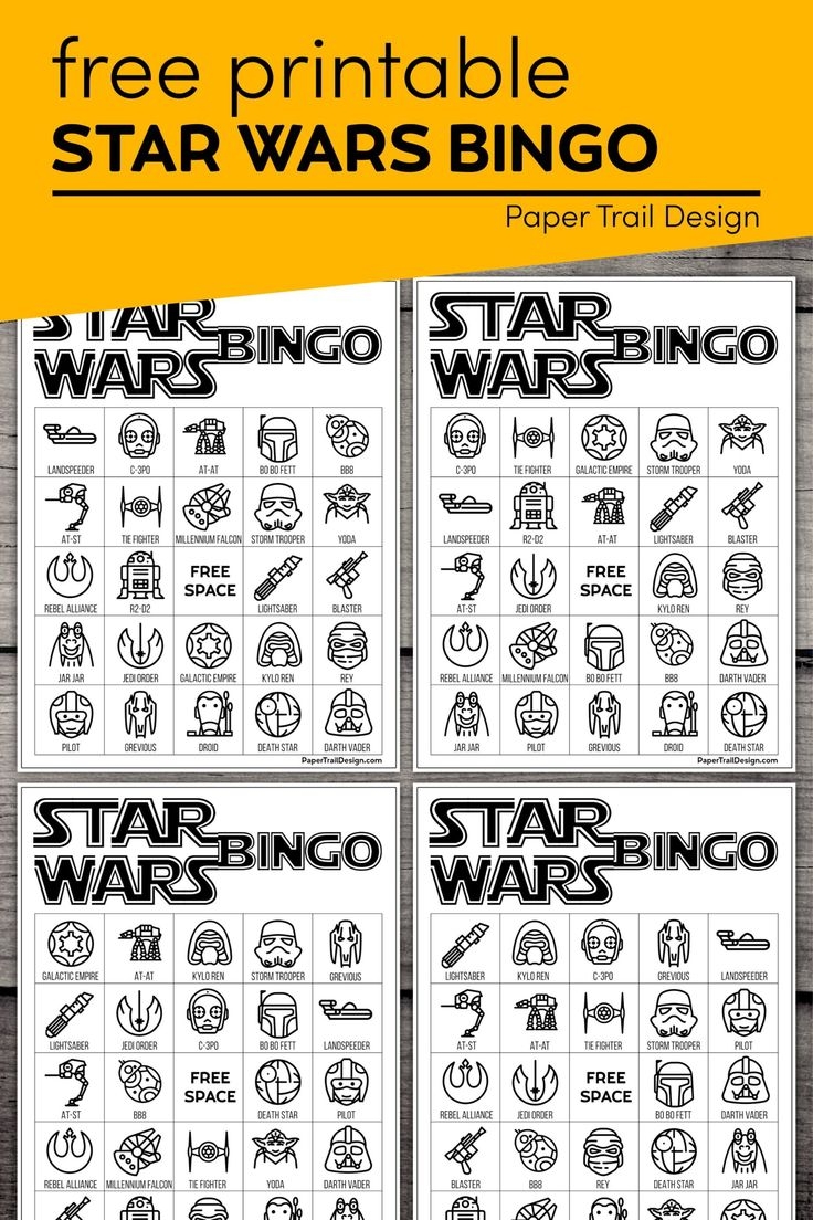 Star Wars Bingo Printable