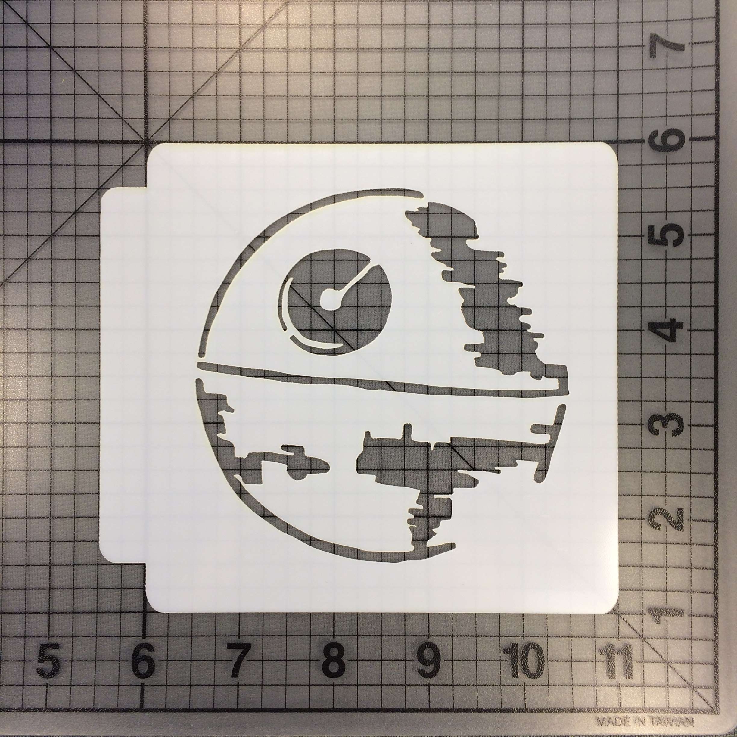Printable Death Star Pumpkin Stencil
