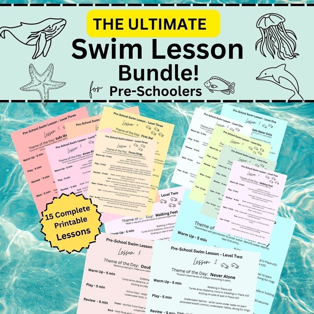 Printable Swimming Lesson Plan Template