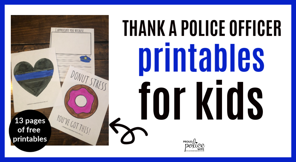 Free Printable Thank You Cards For Police Officers