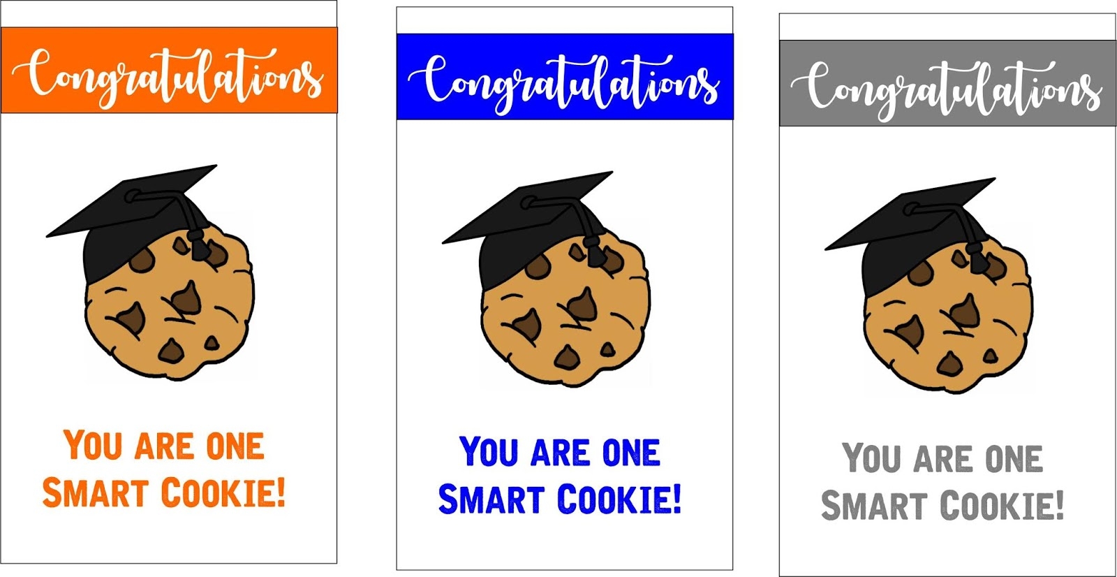 The Devilish Dish One Smart Cookie Grad Gift Featuring Barbara Bush s Chocolate Chip Cookies FREE Printable Gift Tags