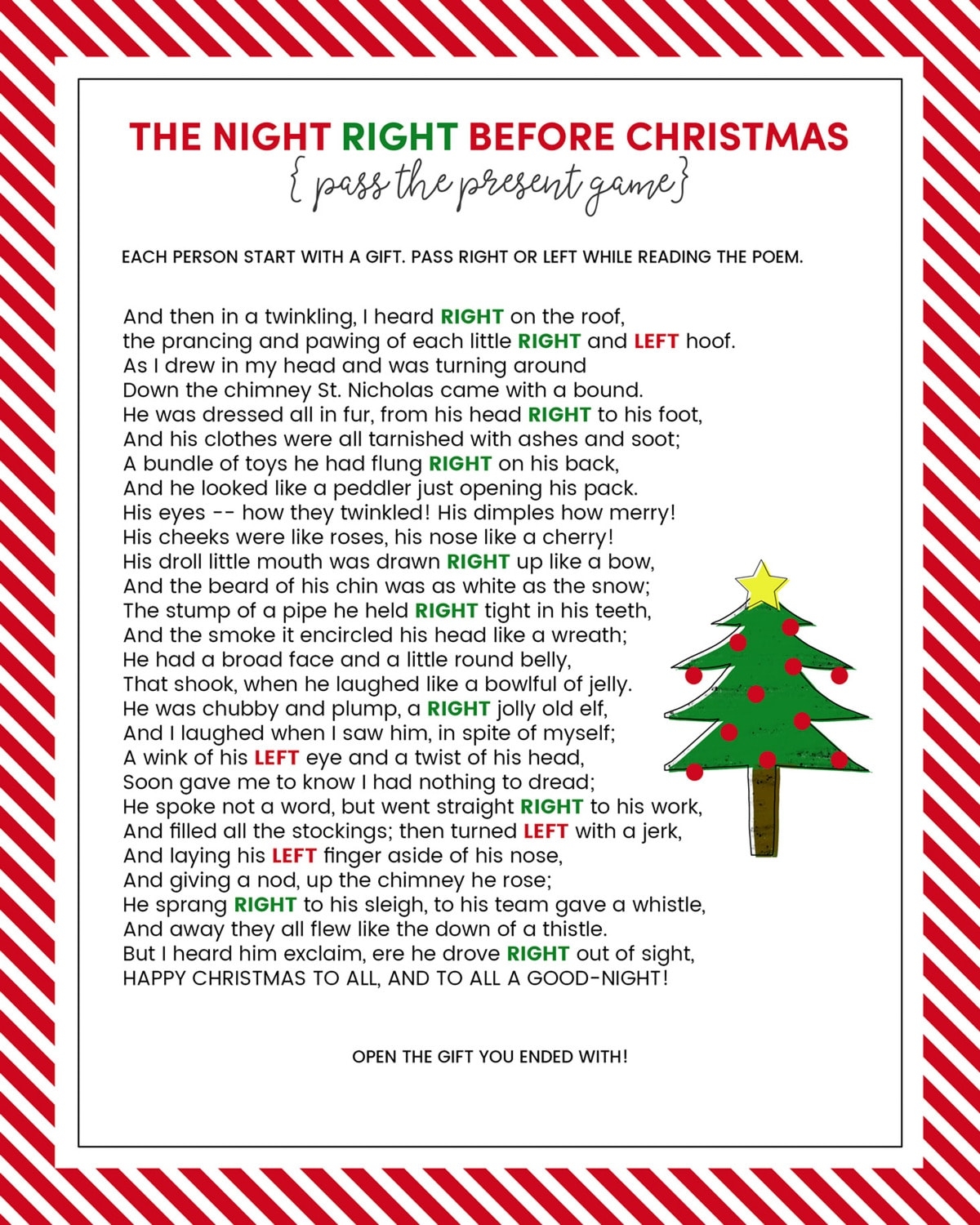 Christmas Story Printable Free