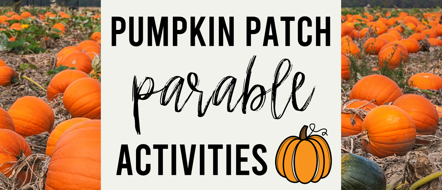 The Pumpkin Patch Parable And Pumpkin Craftivity Mrs Bremer s Class