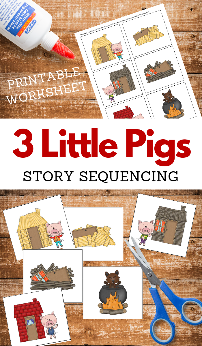 Printable Three Little Pigs Craft