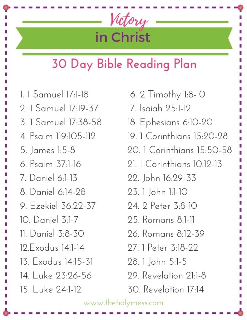 Top 25 Free 30 Day Bible Reading Plans For 2024 Scripture Plans For Busy People with Printable PDF The Holy Mess