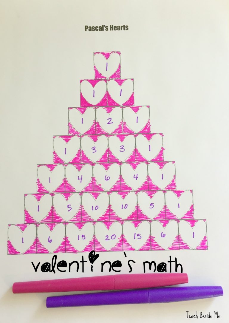 Valentine s Math Pascal s Triangle Teach Beside Me