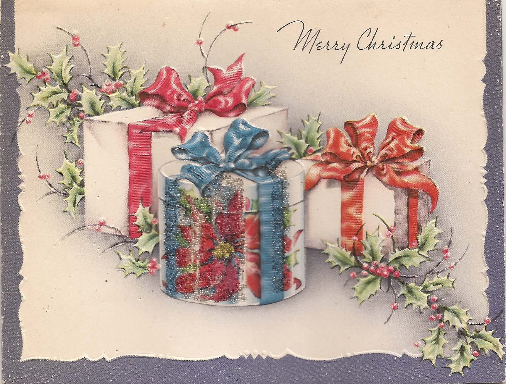 Free Printable 1950'S Vintage Christmas Cards