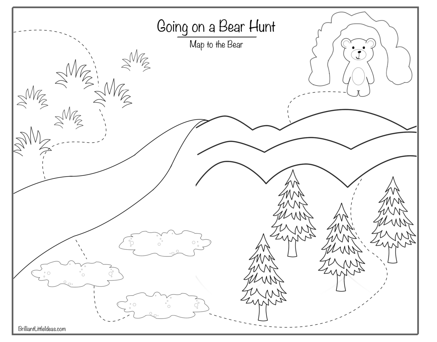 Printable We'Re Going On A Bear Hunt