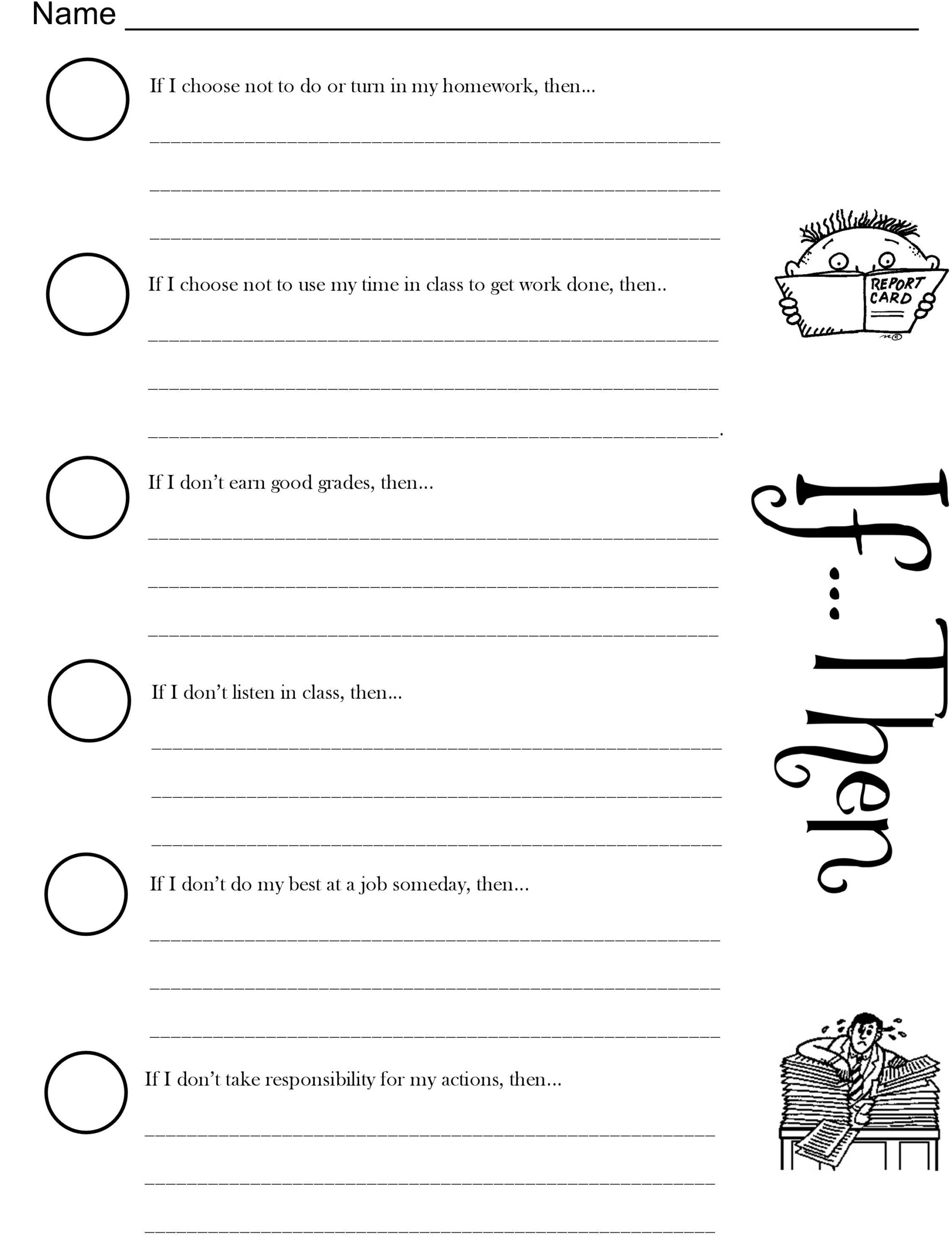 Worksheet For If Then understanding Consequences academic Domain Lesson Students Will Social Studies Worksheets Elementary Counseling Counseling Lessons